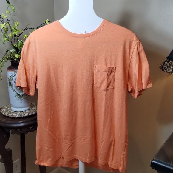 Roundtree & Yorke Men's Size L Orange Heather - Picture 2 of 7